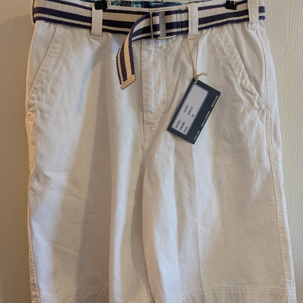 U.S. Expedition Flat Front Men's Shorts Tropical Lined Size 34 NWT
